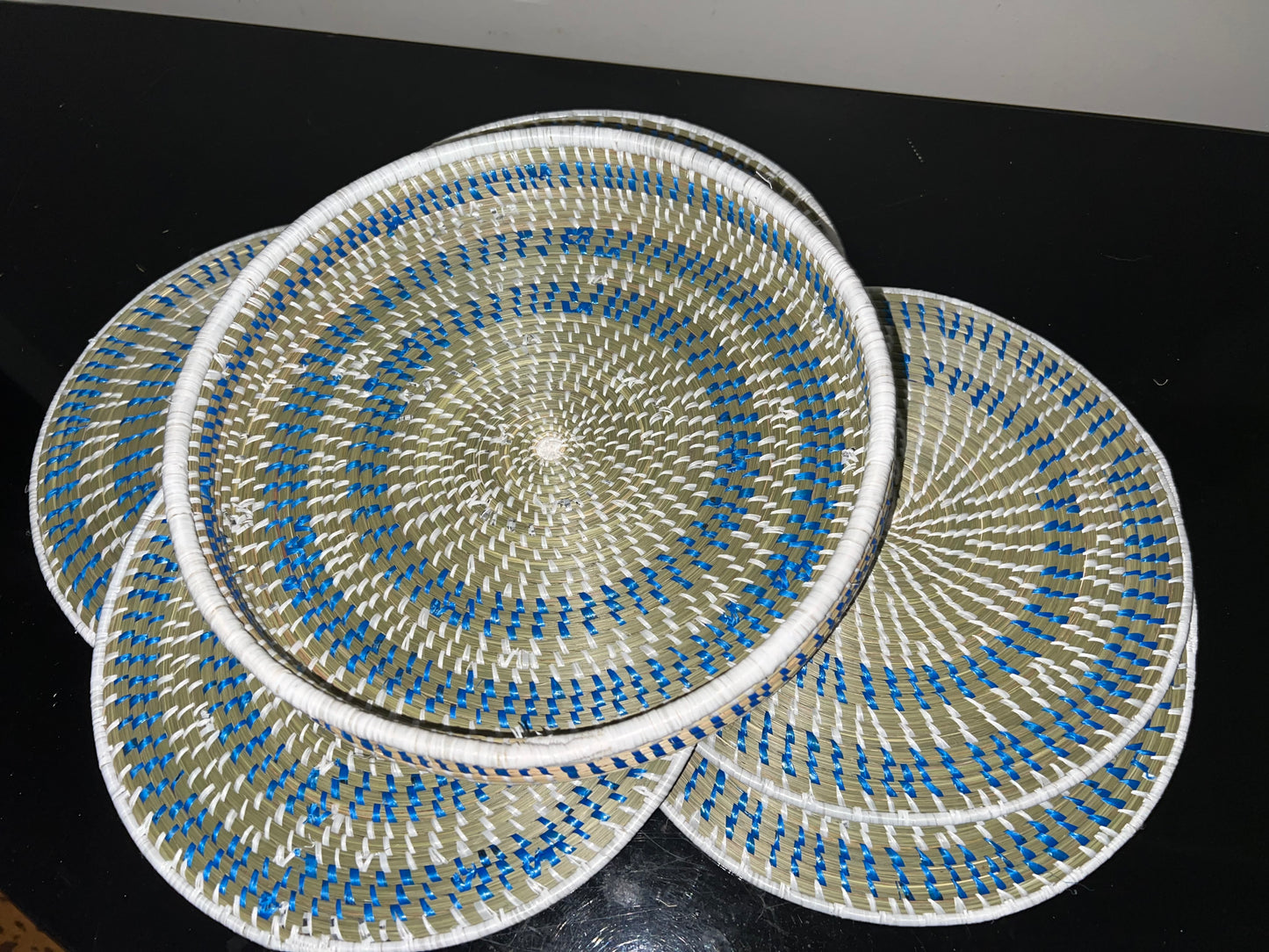 6 pcs woven table mats