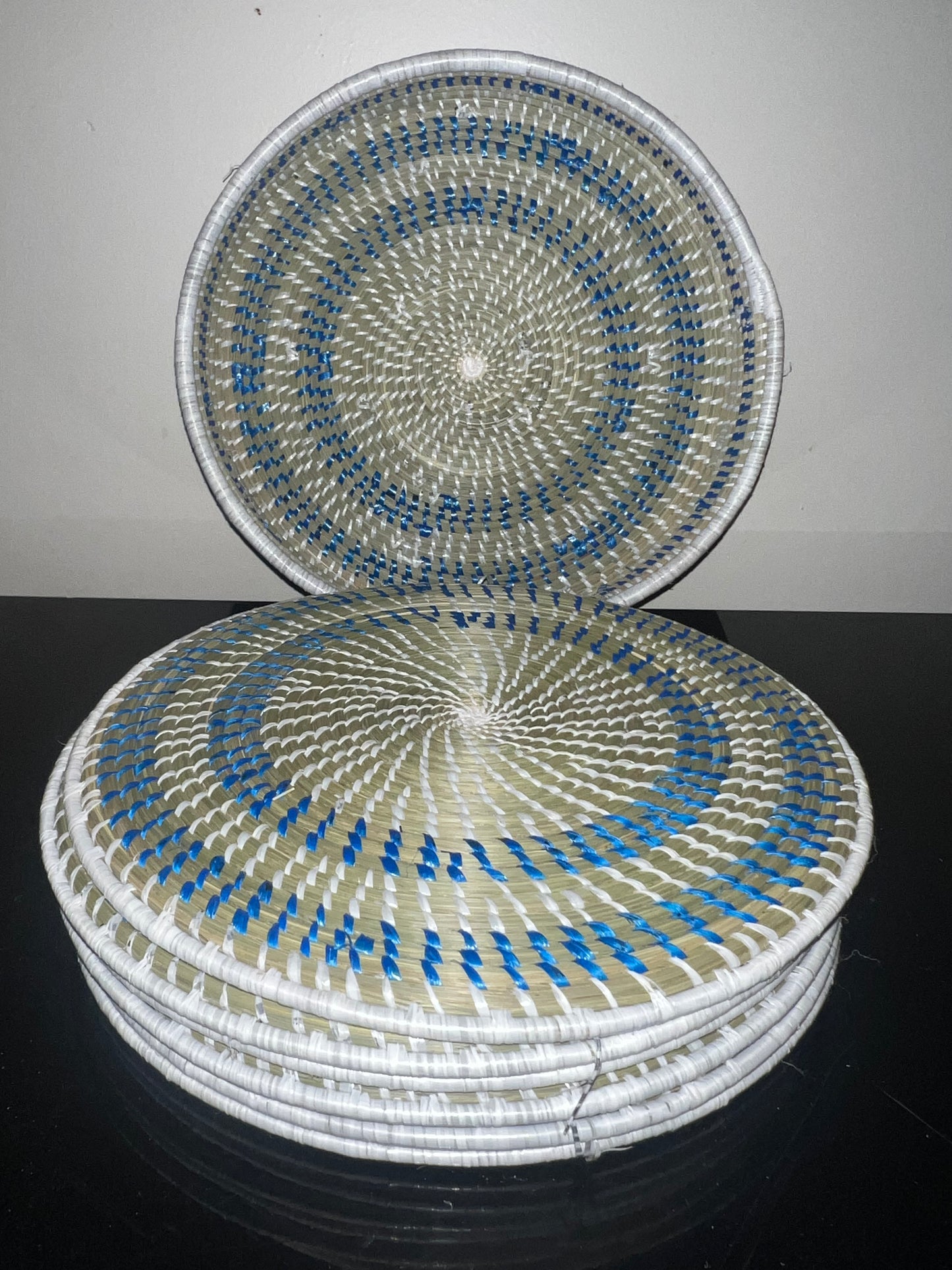6 pcs woven table mats