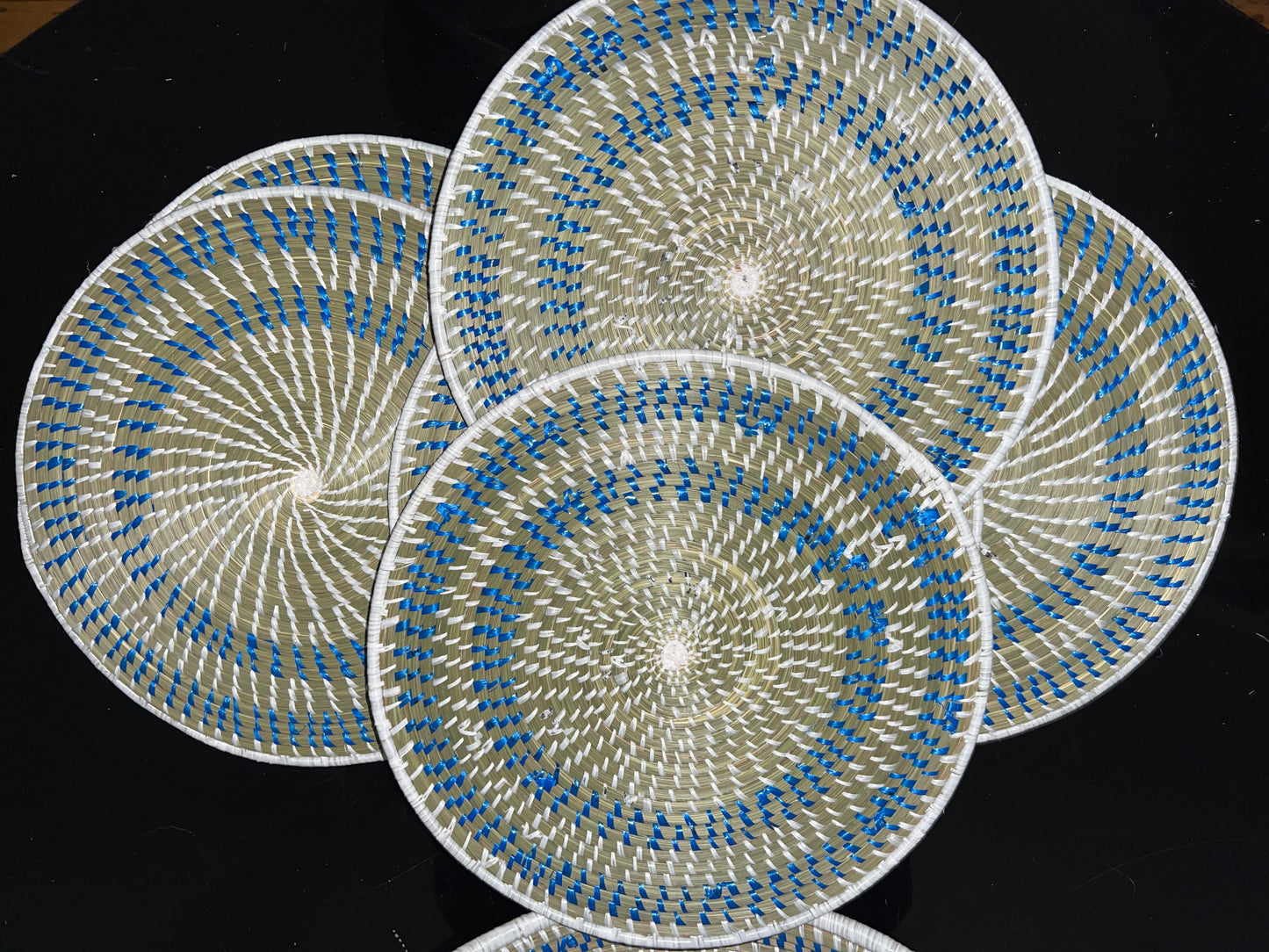 6 pcs woven table mats